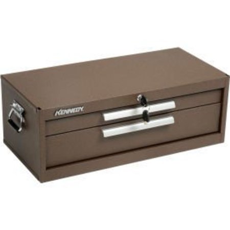 KENNEDY Kennedy® 5150B Signature Series 26-3/4"W X 12-1/2"D X 9-1/2"H 2 Drawer Brown Machinists Chest 5150B